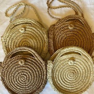 Round Straw bag